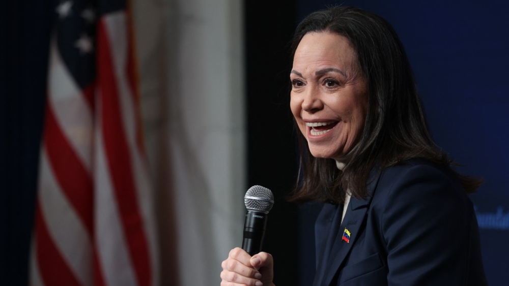 Machado says Venezuela beginning 'transition' to democracy